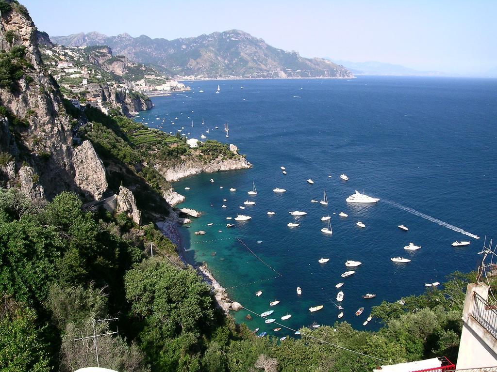 콩카데이마리니 Amalfi 51 Con Vista Mare, Giardino E Terrazze 빌라 외부 사진